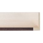 Baklijst Blanke Linde 40x40 Bruine Top 102936 X 1 37300