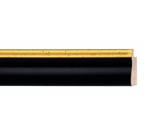Schelp Zwart Met Gouden Lip 27 cm K1051 10510 D29 1 38657