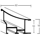Kontr Grijs 45 cm 220 006 X 1 38163