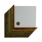 Staalfoto Rainbow Groen Gouden Lip 64mm 84431 G30 1 36647