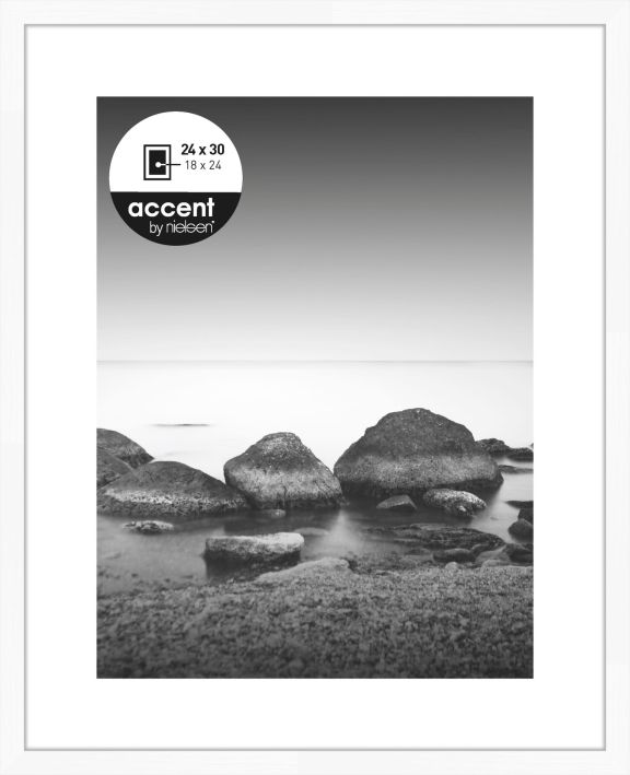 Accent Holz Fotokader Aura 24x30 cm Wit 1122001 NIEL 1 39300