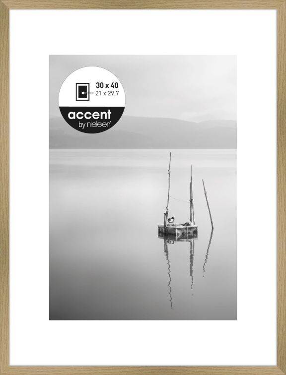 Accent Holz Fotokader Aura 30x40 cm Eik 1130002 NIEL 1 39310