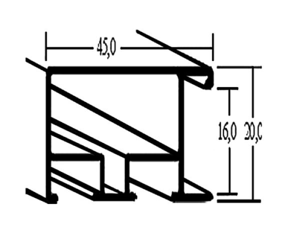 Staal Gewolkt 45 cm 079 254 X 1 38772